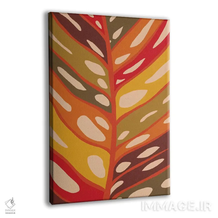 تابلو برگ مانسترا II اثر آلیسا گالیتسینا - نمای پرسپکتیو محصول