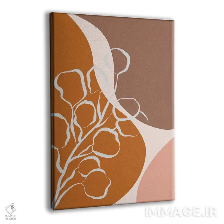 تابلو اشکال آلی و گیاهان اثر آلیسا گالیتسینا - نمای پرسپکتیو محصول