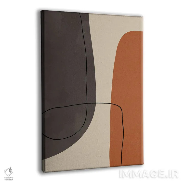 تابلو اشکال انتزاعی مدرن #2 اثر آلیسا گالیتسینا - نمای پرسپکتیو محصول