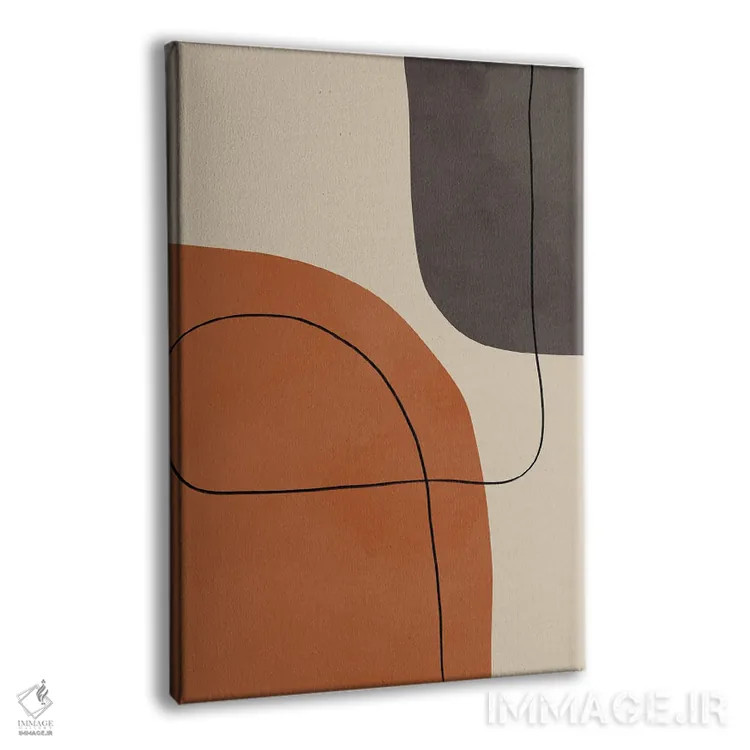 تابلو اشکال انتزاعی مدرن #1 اثر آلیسا گالیتسینا - نمای پرسپکتیو محصول