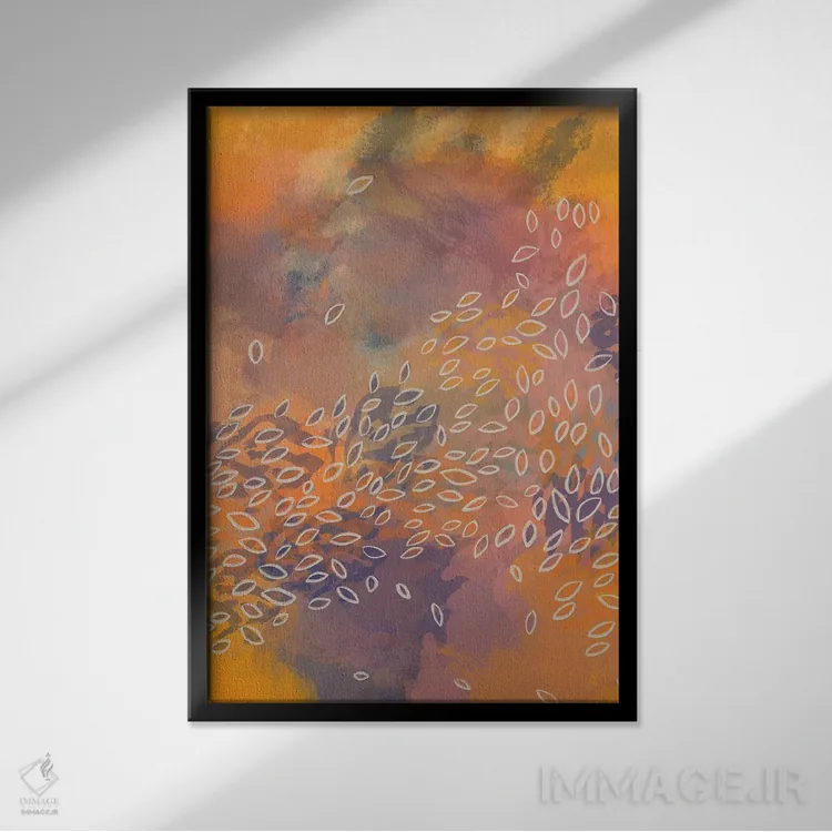 تابلو رنگهای باد #3 اثر آلیسا گالیتسینا - نمای قابدار مشکی