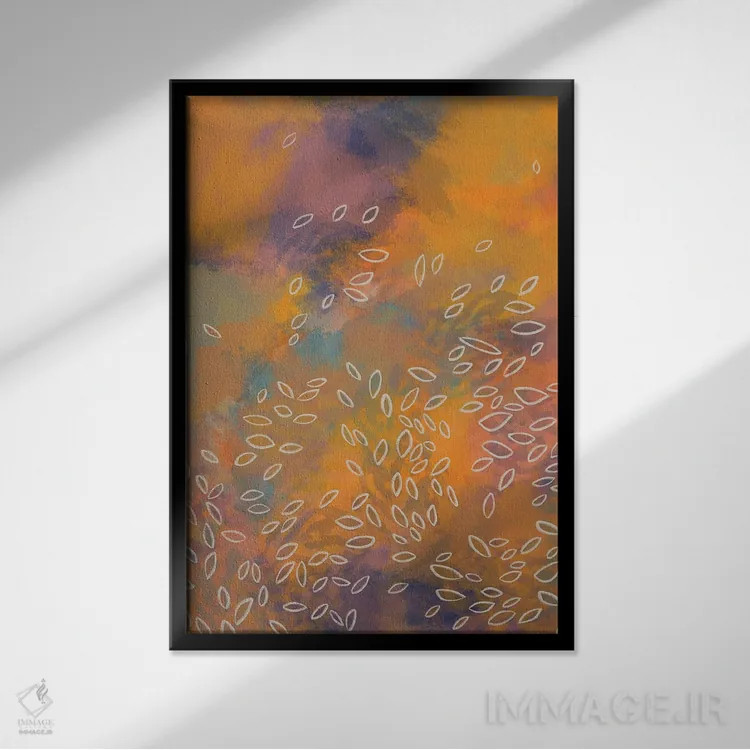 تابلو رنگهای باد #1 اثر آلیسا گالیتسینا - نمای قابدار مشکی