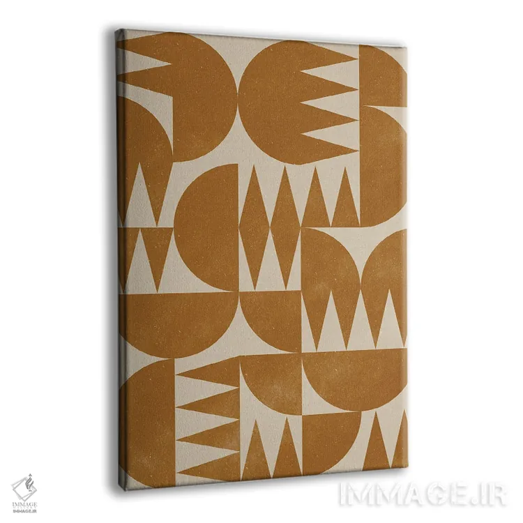 تابلو طرح چاپ چوبی III اثر آلیسا گالیتسینا - نمای پرسپکتیو محصول