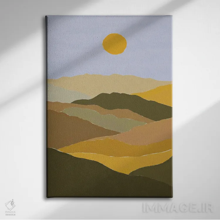 تابلو رنگهای زیبای پاییز اثر آلیسا گالیتسینا - نمای روبهرو روی دیوار