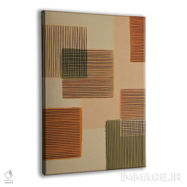 تابلو وصلهدوزی هندسی II اثر آلیسا گالیتسینا - نمای پرسپکتیو محصول