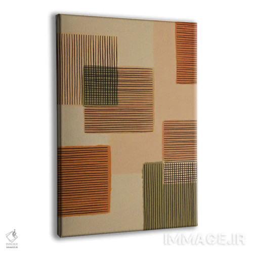 تابلو وصلهدوزی هندسی II اثر آلیسا گالیتسینا - نمای پرسپکتیو محصول