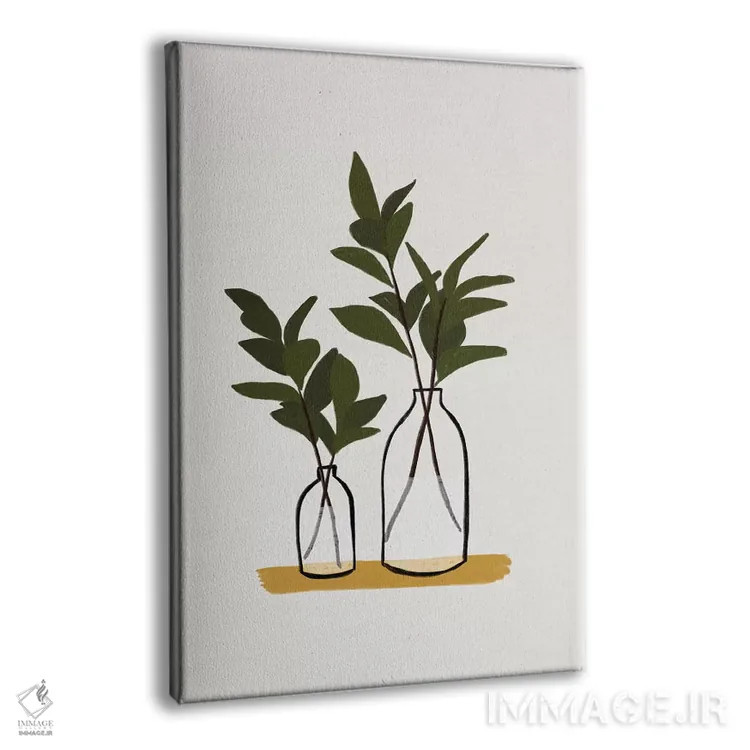 تابلو شاخهها و بطریها اثر آلیسا گالیتسینا - نمای پرسپکتیو محصول