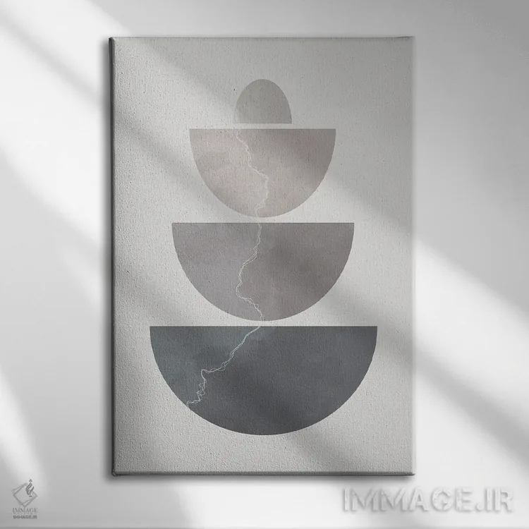 تابلو تعادل II اثر آلیسا گالیتسینا - نمای روبهرو روی دیوار