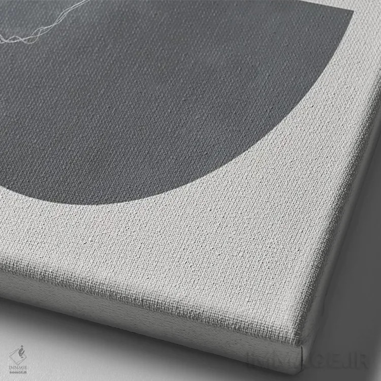 تابلو تعادل II اثر آلیسا گالیتسینا - نمای نزدیک بافت بوم