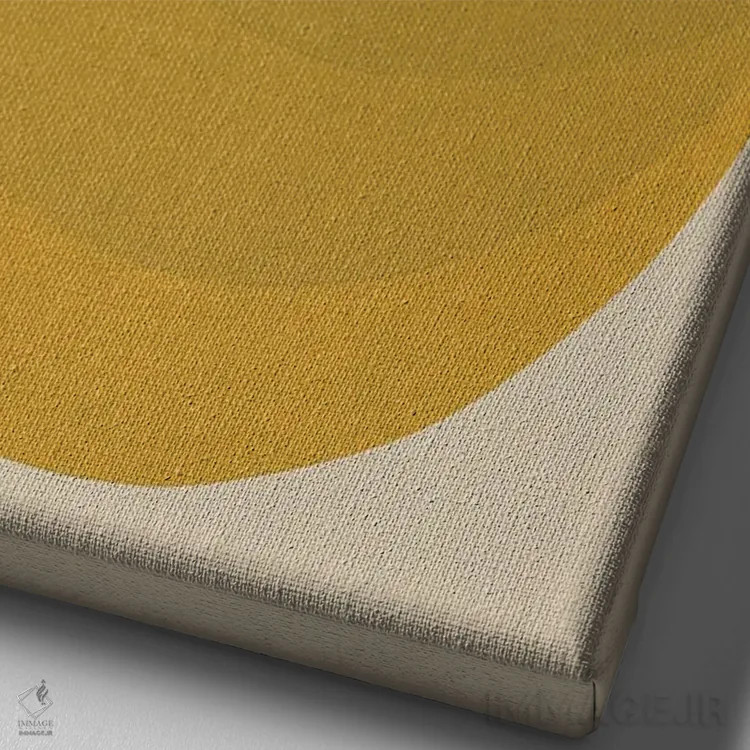 تابلو بیتعادلی متعادل I اثر آلیسا گالیتسینا - نمای نزدیک بافت بوم