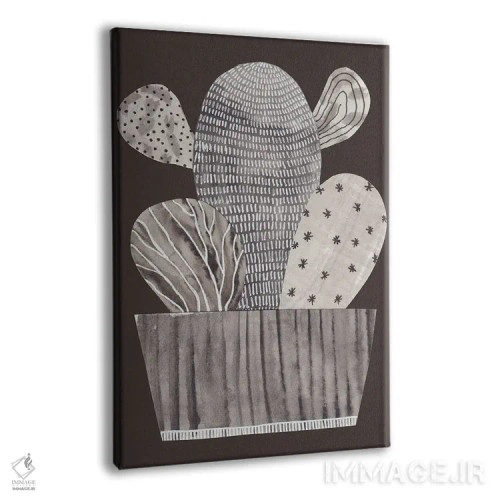تابلو کاکتوس کوچک اثر آلیسا گالیتسینا - نمای پرسپکتیو محصول
