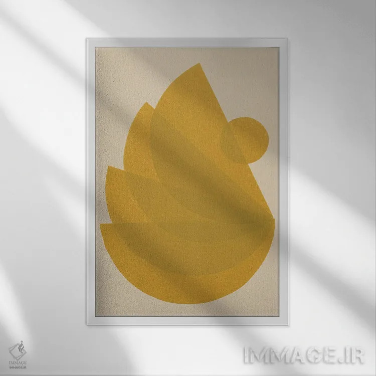 تابلو بیتعادلی متعادل I اثر آلیسا گالیتسینا - نمای قابدار سفید