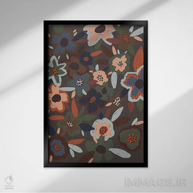 تابلو شکوفا IV اثر آلیسا گالیتسینا - نمای قابدار مشکی