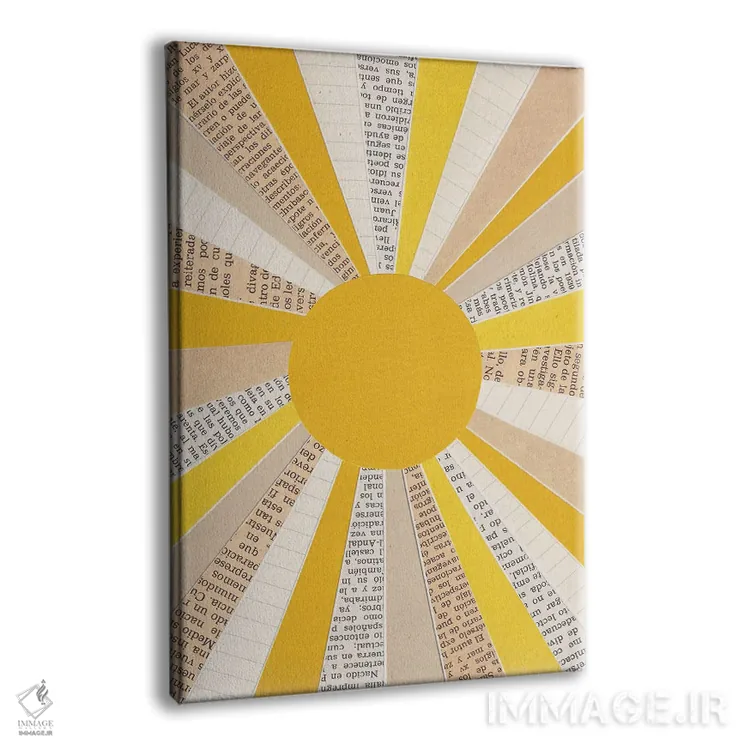 تابلو آفتاب اثر آلیسا گالیتسینا - نمای پرسپکتیو محصول