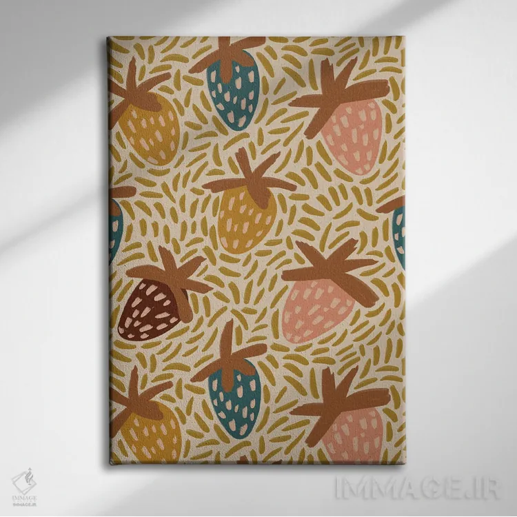 تابلو توتفرنگیها اثر آلیسا گالیتسینا - نمای روبهرو روی دیوار