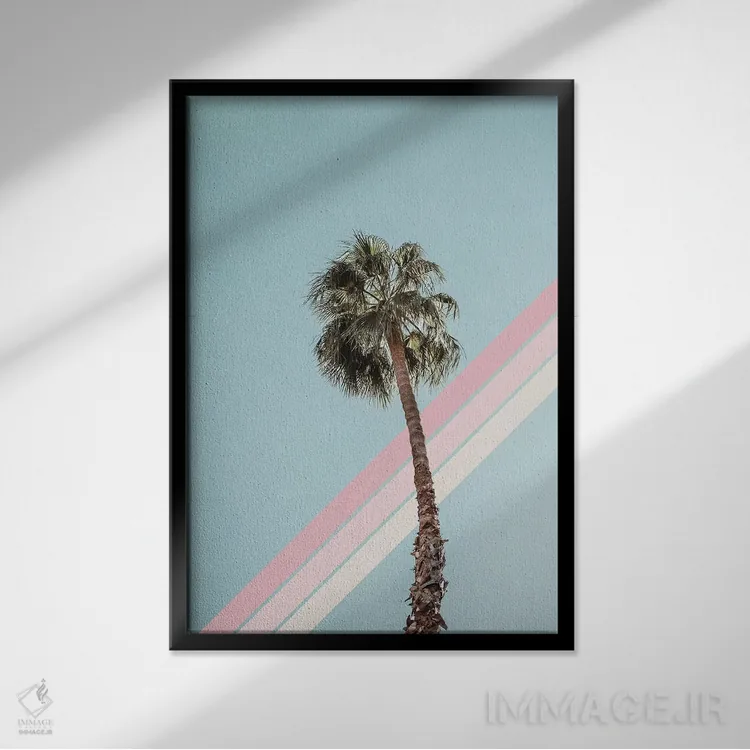 تابلو کالیفرنیکیشن (ارجاع فرهنگی/موسیقی) اثر آلیسا گالیتسینا - نمای قابدار مشکی