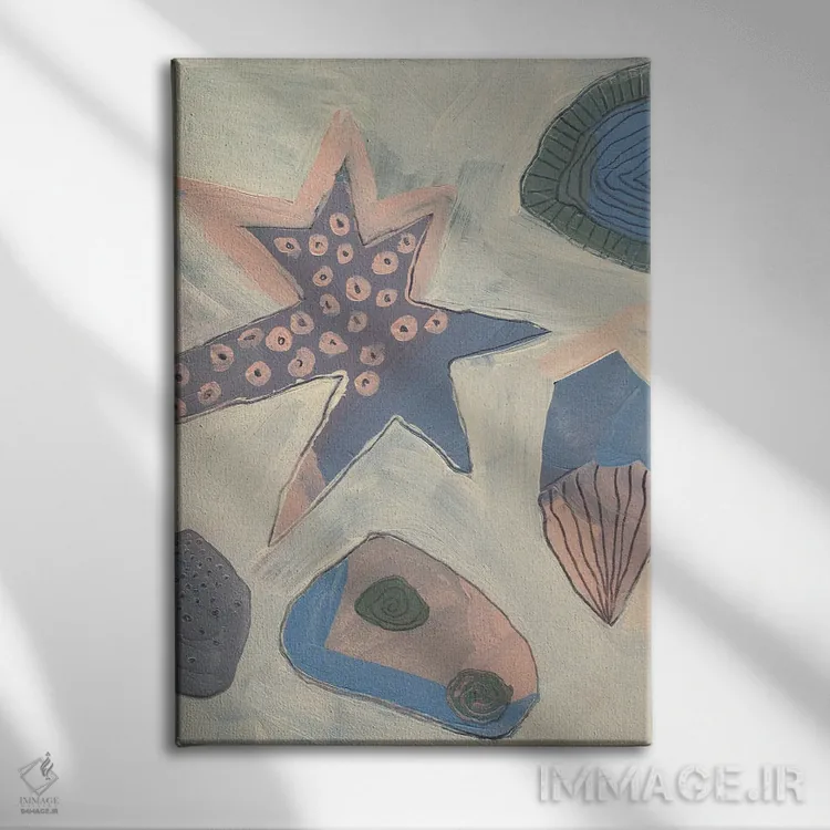 تابلو در اعماق دریا I اثر آلیسا گالیتسینا - نمای روبهرو روی دیوار