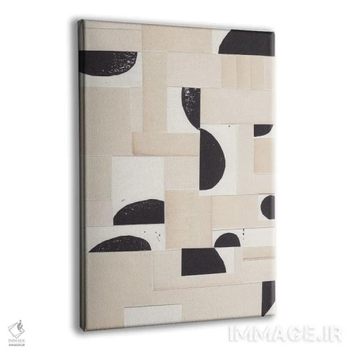 تابلو نمای ماه به شکل هندسی اثر آلیسا گالیتسینا - نمای پرسپکتیو محصول