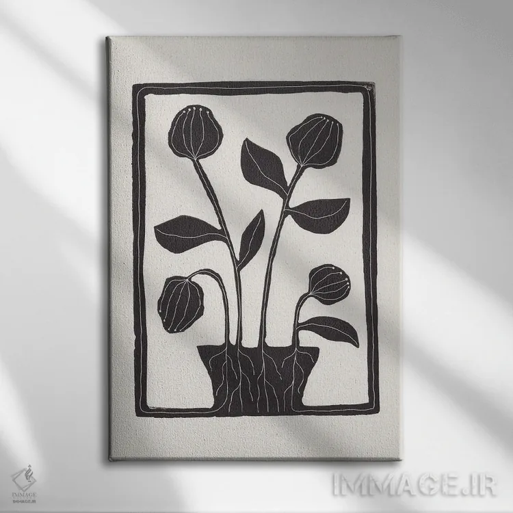 تابلو آرامش گلها اثر آلیسا گالیتسینا - نمای روبهرو روی دیوار