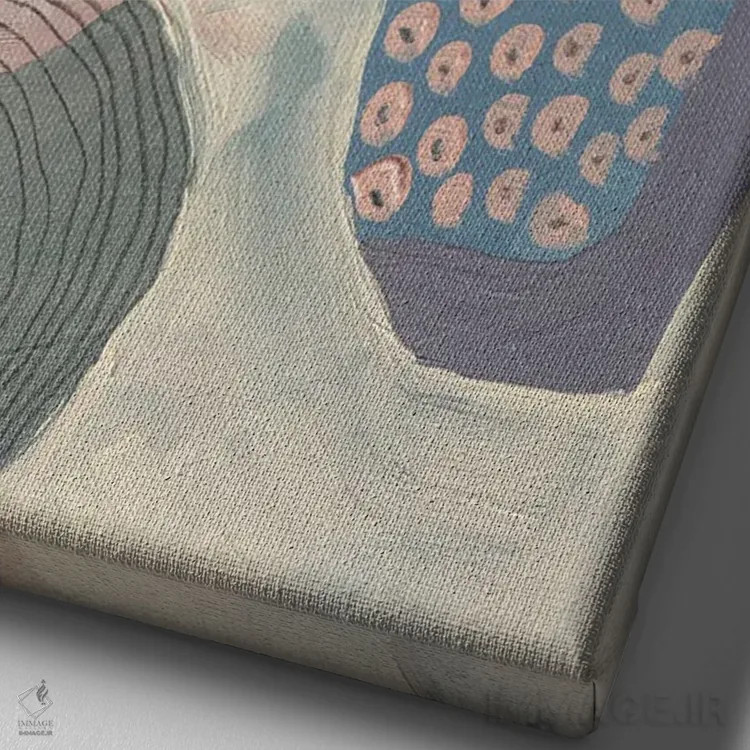 تابلو در اعماق دریا II اثر آلیسا گالیتسینا - نمای نزدیک بافت بوم