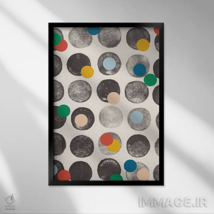 تابلو اضافه کردن رنگهای بیشتر اثر آلیسا گالیتسینا - نمای قابدار مشکی