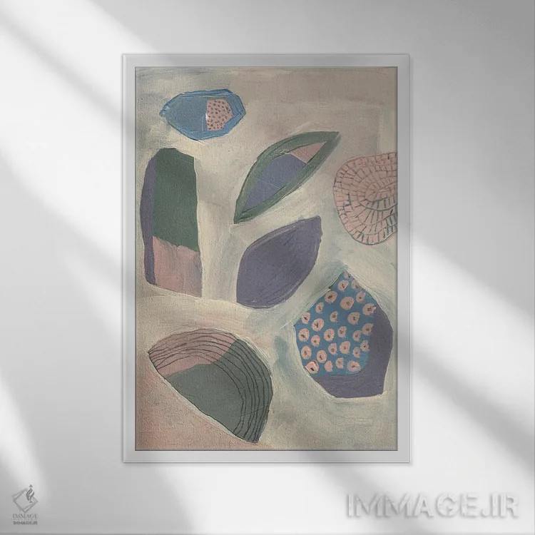 تابلو در اعماق دریا II اثر آلیسا گالیتسینا - نمای قابدار سفید
