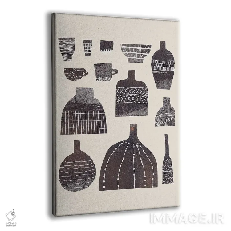 تابلو سفالگری و طرحها II اثر آلیسا گالیتسینا - نمای پرسپکتیو محصول