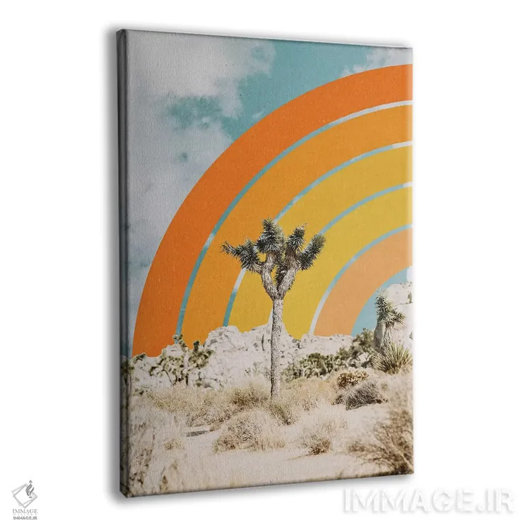 تابلو چشمانداز بیابان اثر آلیسا گالیتسینا - نمای پرسپکتیو محصول