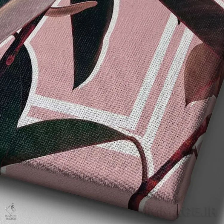 تابلو پرتره فیکوس اثر آلیسا گالیتسینا - نمای نزدیک بافت بوم