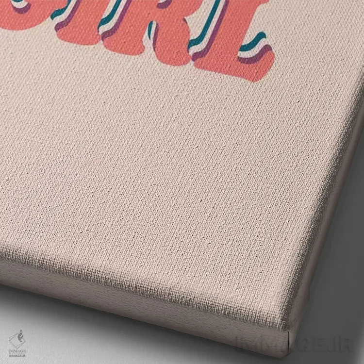 تابلو مانند یک دختر بجنگ اثر آلیسا گالیتسینا - نمای نزدیک بافت بوم