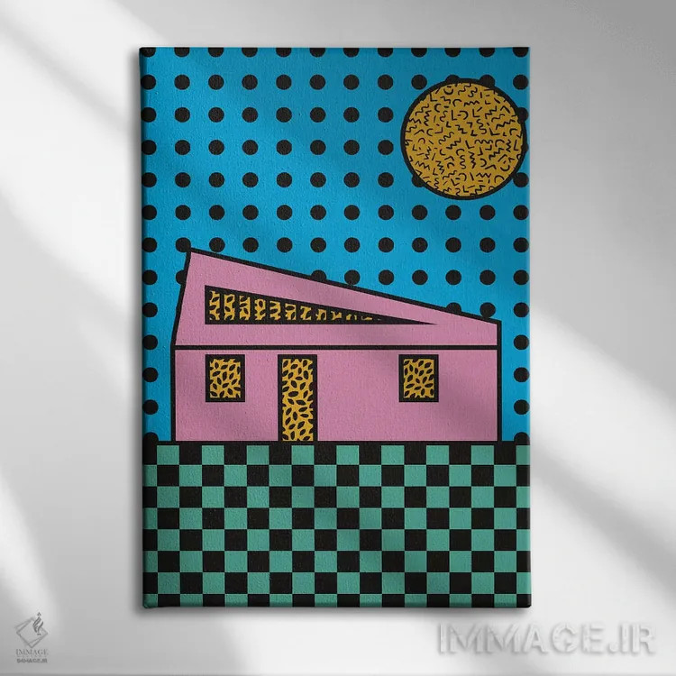 تابلو خانه ممفیس اثر آلیسا گالیتسینا - نمای روبهرو روی دیوار