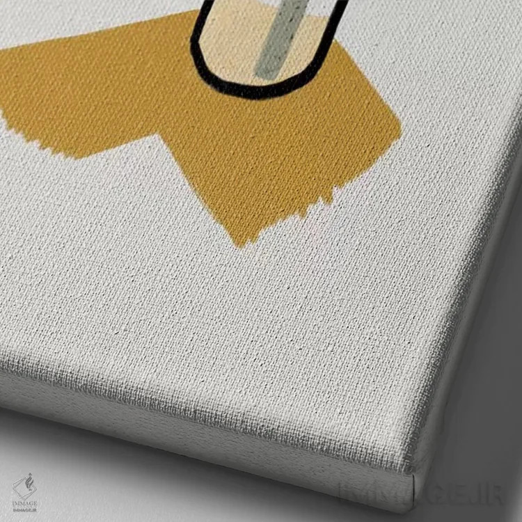 تابلو برگ مانسترا دلیشیوسا در بطری اثر آلیسا گالیتسینا - نمای نزدیک بافت بوم