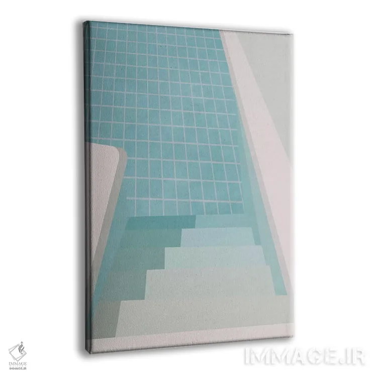 تابلو تابستان استخر ۱ اثر آلیسا گالیتسینا - نمای پرسپکتیو محصول