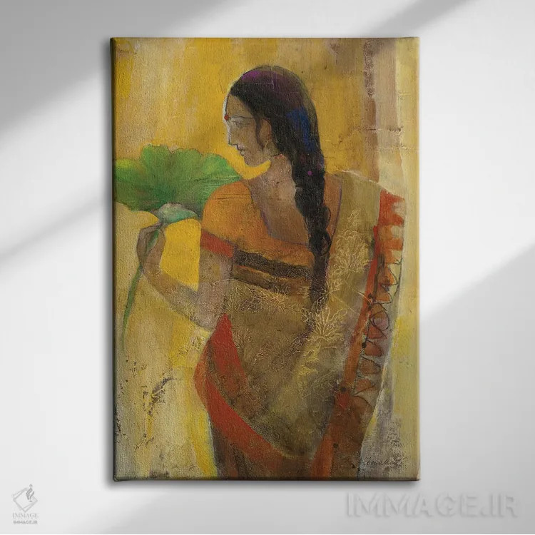 تابلو زنان جهان ۲ اثر آلبنا خریستوا - نمای روبهرو روی دیوار