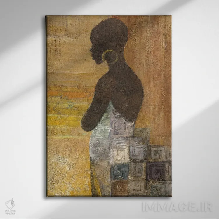 تابلو زنان جهان ۴ اثر آلبنا خریستوا - نمای روبهرو روی دیوار