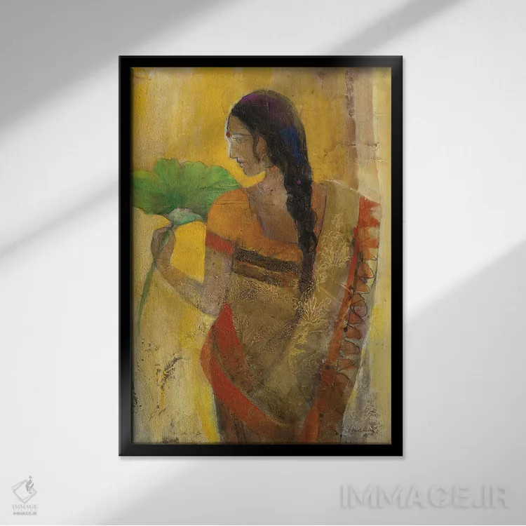 تابلو زنان جهان ۲ اثر آلبنا خریستوا - نمای قابدار مشکی