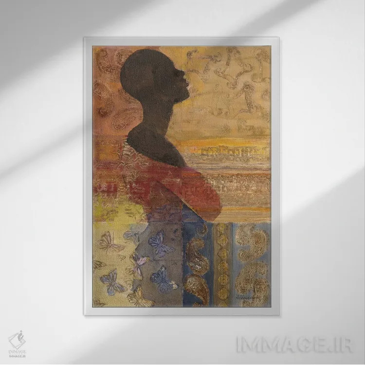 تابلو زنان جهان ۳ اثر آلبنا خریستوا - نمای قابدار سفید