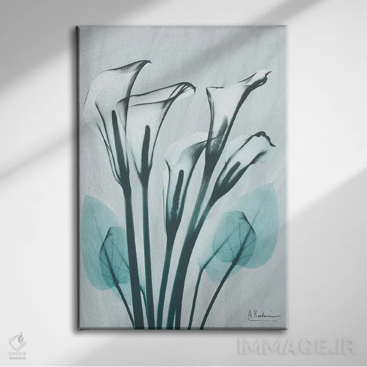 تابلو کالای لیلی کریستالیس ۱ اثر آلبرت کوئتسیِر - نمای روبهرو روی دیوار