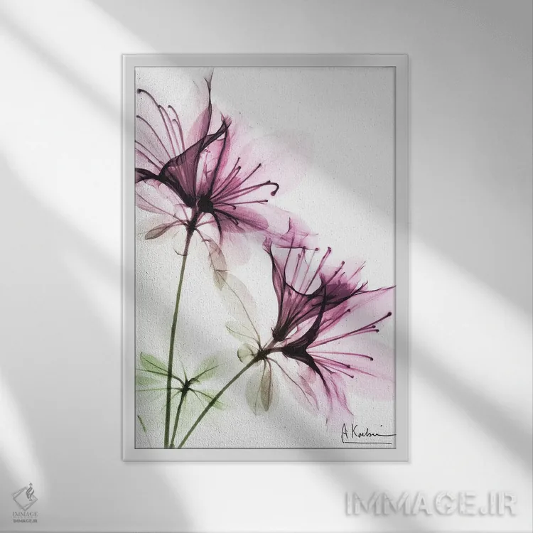 تابلو زیبایی باشکوه ۱ اثر آلبرت کوئتسیِر - نمای قابدار سفید