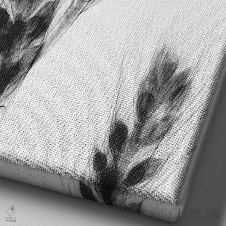 تابلو دستههای جو دوسر اثر آلبرت کوئتسیِر - نمای نزدیک بافت بوم