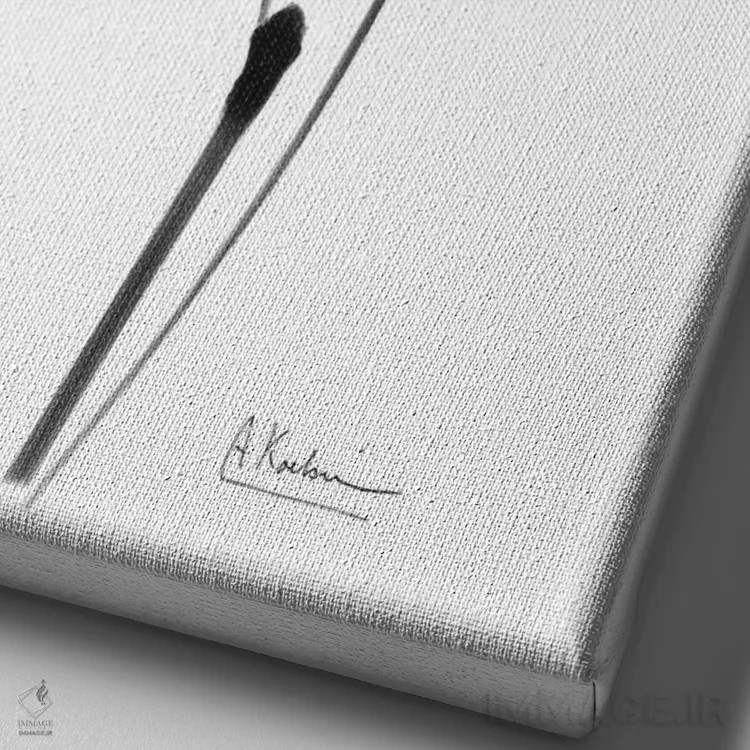 تابلو جینکو معکوس IV اثر آلبرت کوئتسیِر - نمای نزدیک بافت بوم