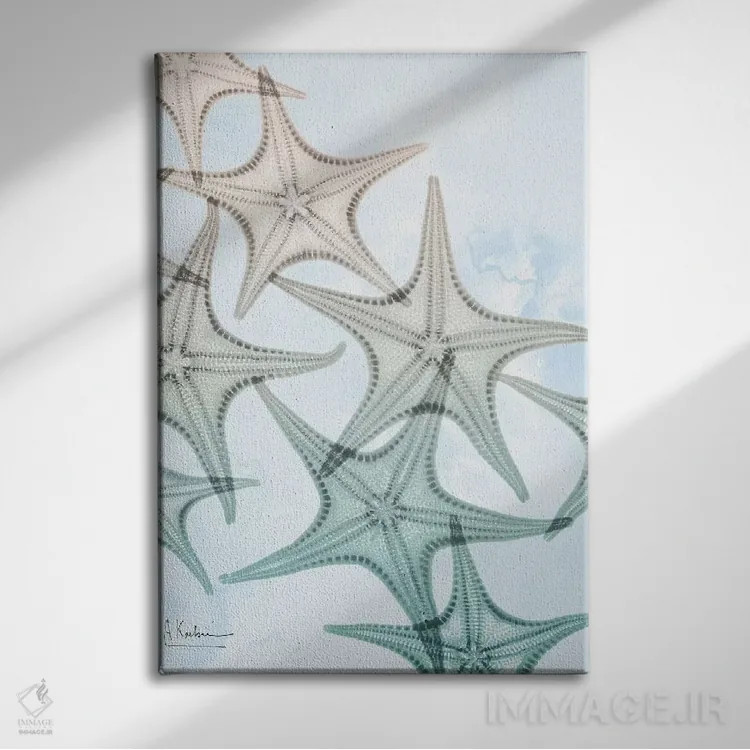 تابلو آفتاب زیر آب II اثر آلبرت کوئتسیِر - نمای روبهرو روی دیوار