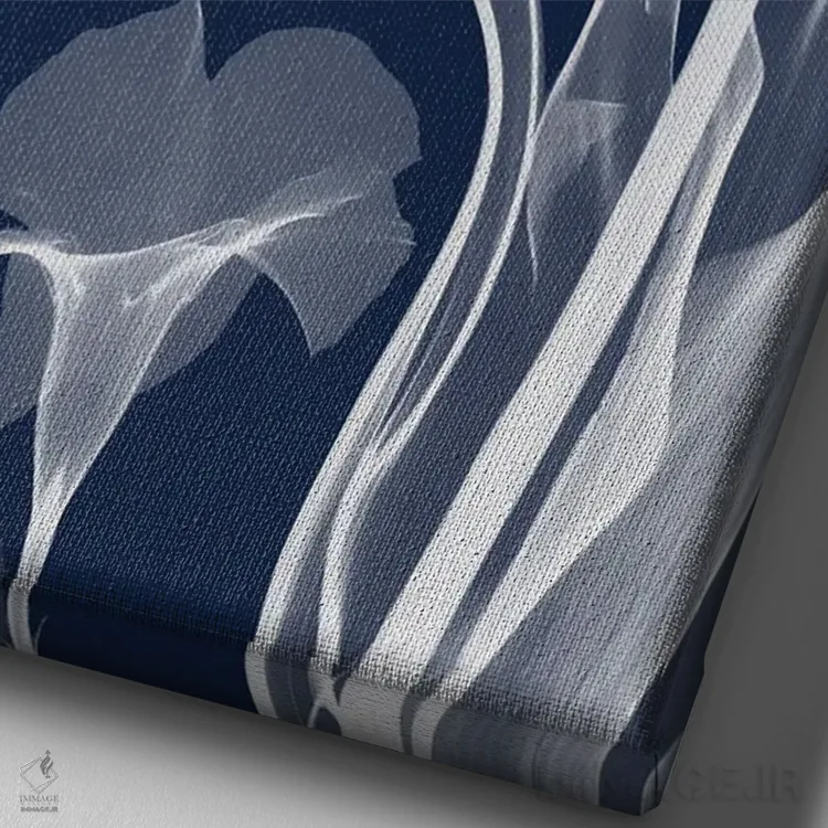 تابلو گیاهان سرمهای II اثر آلبرت کوئتسیِر - نمای نزدیک بافت بوم