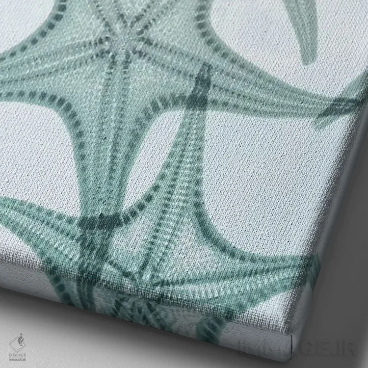 تابلو آفتاب زیر آب II اثر آلبرت کوئتسیِر - نمای نزدیک بافت بوم