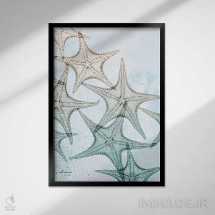 تابلو آفتاب زیر آب II اثر آلبرت کوئتسیِر - نمای قابدار مشکی