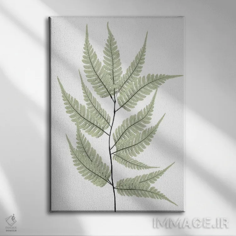 تابلو سرخس درختی اثر آلبرت کوئتسیِر - نمای روبهرو روی دیوار