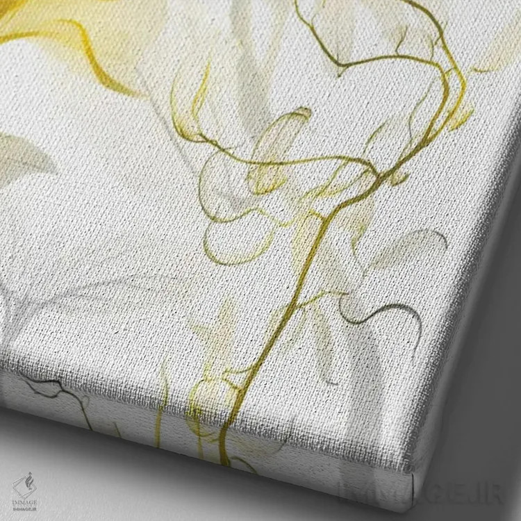 تابلو دستیابی به روشنایی I اثر آلبرت کوئتسیِر - نمای نزدیک بافت بوم