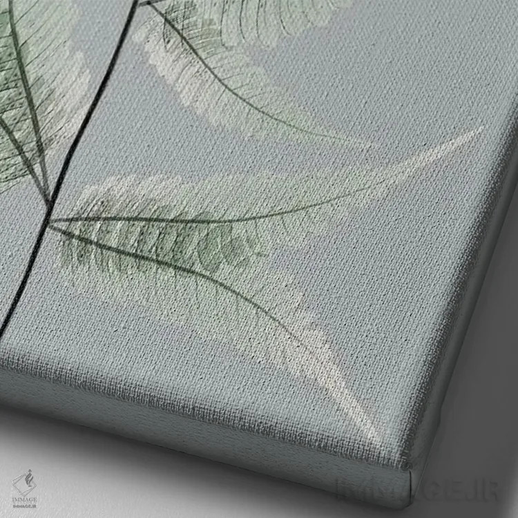 تابلو ترکیب بیپایان II اثر آلبرت کوئتسیِر - نمای نزدیک بافت بوم