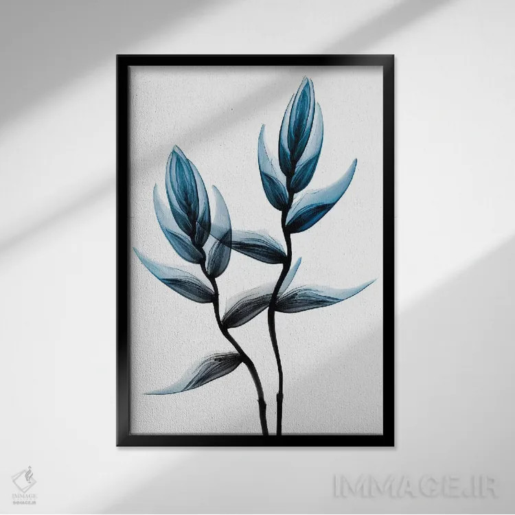 تابلو بهشت برخاسته I اثر آلبرت کوئتسیِر - نمای قابدار مشکی