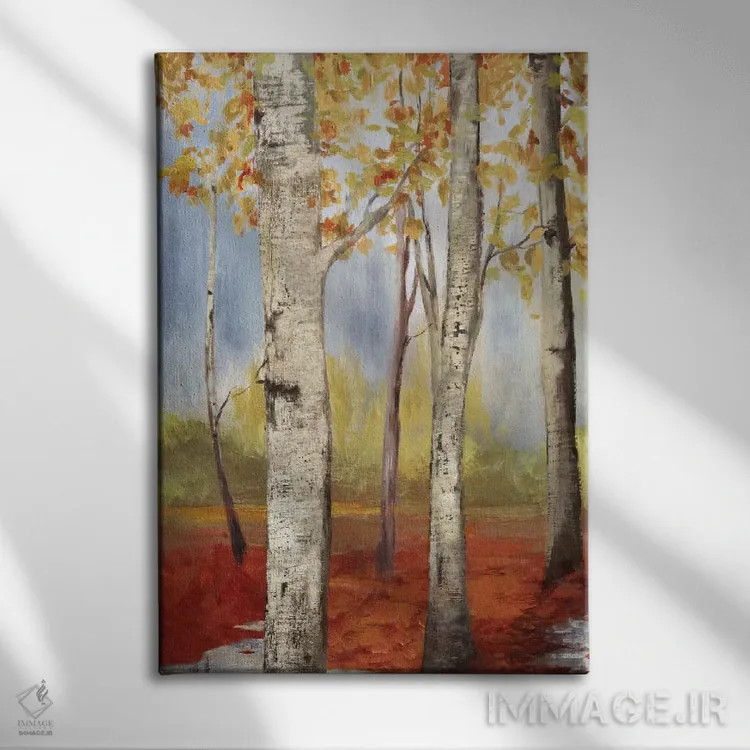 تابلو گذرگاه II اثر آلیسون پیرس - نمای روبهرو روی دیوار
